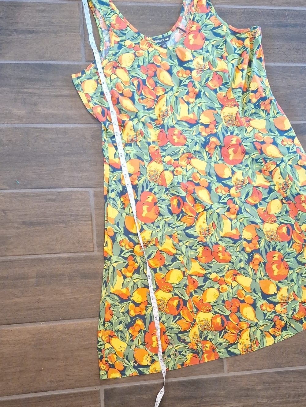 Toad & Co. Sleeveless Sport Dress In Citrus Print Size L - Picture 12 of 13